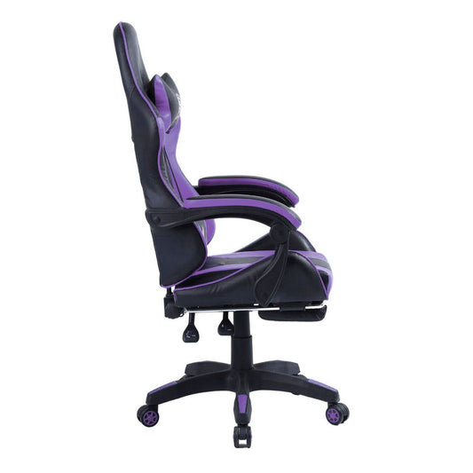 Silla Gamer Ergonómica Reclinable Con Reposapiés Videojuego Silla Gaming Computador Pc Profesional