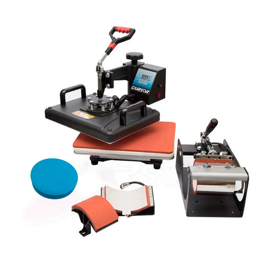 Maquina De Sublimacion 5 En 1 Estampadora Sublimadora