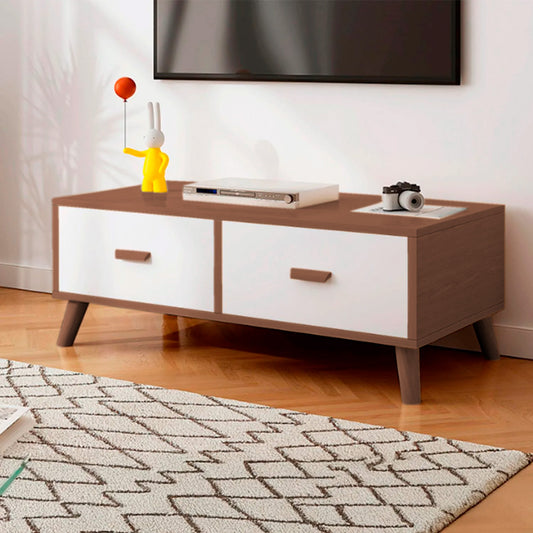 Rack TV 2 cajones 100x30x40cm Chic Home