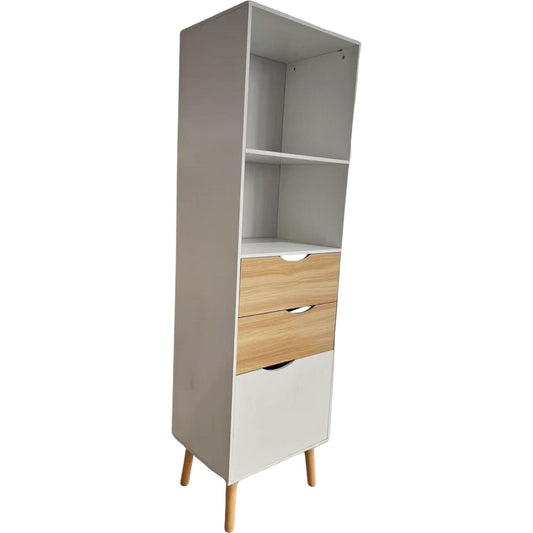 Estante Librero Top Con Cajones 171*50*39cm Chic Home