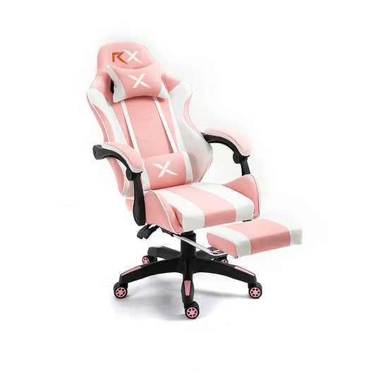 Silla Gamer Ergonómica Reclinable Con Reposapiés Videojuego Silla Gaming Computador Pc Profesional