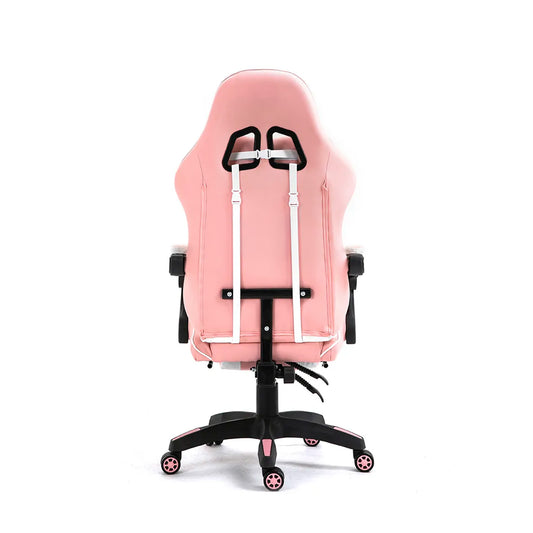 Silla Gamer Ergonómica Reclinable Con Reposapiés Videojuego Silla Gaming Computador Pc Profesional