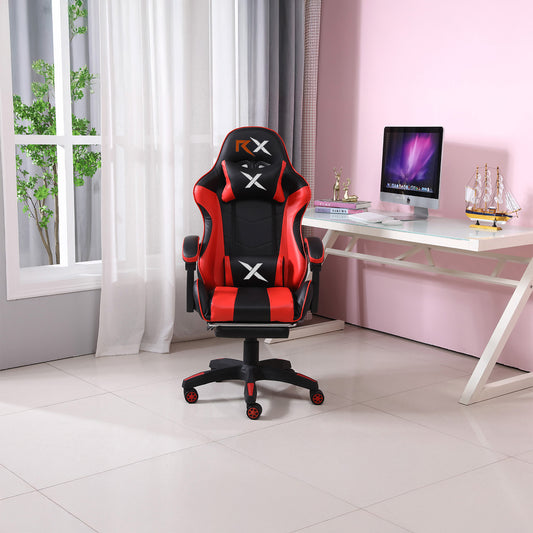 Silla Gamer Ergonómica Reclinable Con Reposapiés Videojuego Silla Gaming Computador Pc Profesional
