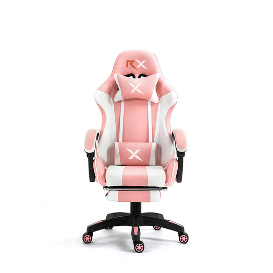Silla Gamer Ergonómica Reclinable Con Reposapiés Videojuego Silla Gaming Computador Pc Profesional