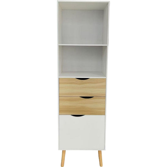 Estante Librero Top Con Cajones 171*50*39cm Chic Home