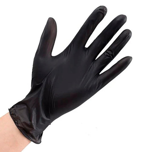 Guantes De Nitrilo Negro Caja 100 Unidades