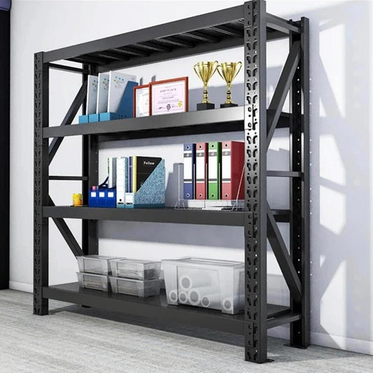 Estante Metálico Rack  200x200x60 Negro 800kg