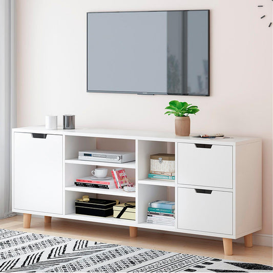 Rack TV 140x30x55cm 3 cajones Chic Home