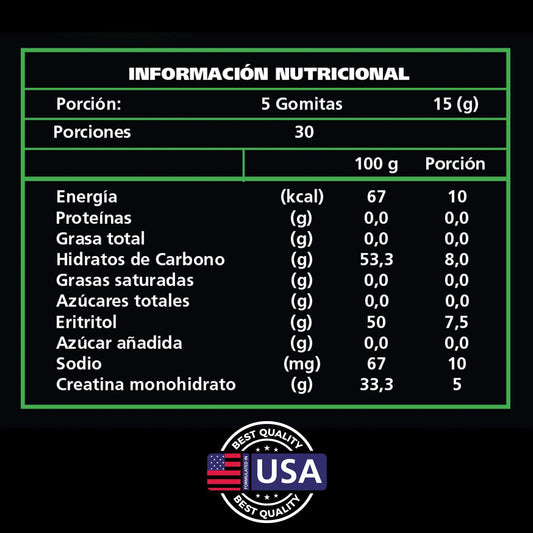 Creatina En Gomitas Be Healthy 150 Unidades