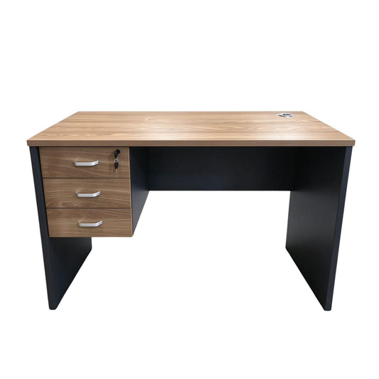 Escritorio De Oficina Con 3 Cajones 120x60x75 cm Chic Home