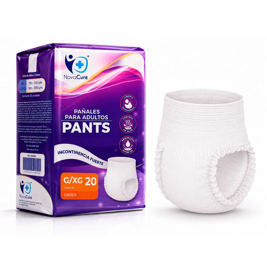 Pañales Adulto Pants Alta Absorción 20 Un Novacure