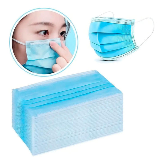 Mascarilla 3 pliegues grado Médico x 50 unidades