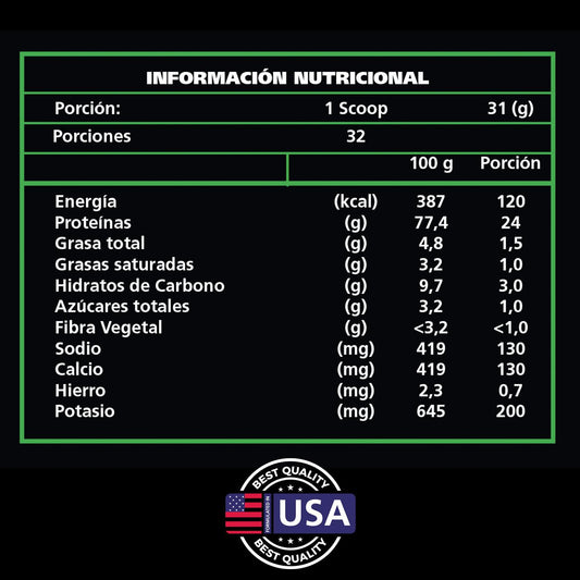 Proteína Be Healthy 1kg 24 g Por Porción