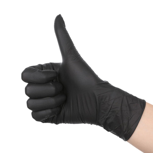 Guantes De Nitrilo Negro Caja 100 Unidades