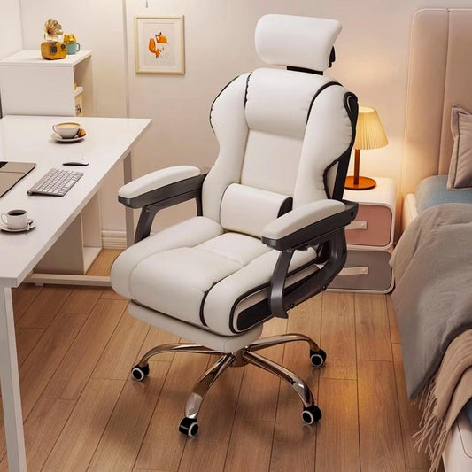 Silla gerencial apoyo lumbar y pies reclinable ChicHome