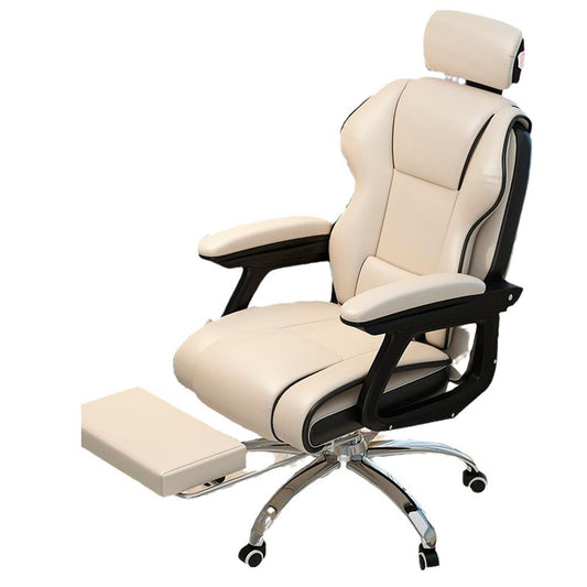 Silla gerencial apoyo lumbar y pies reclinable ChicHome