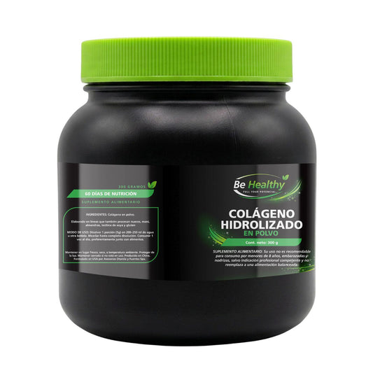 Colágeno hidrolizado En Polvo 300 Gramos Be Healthy