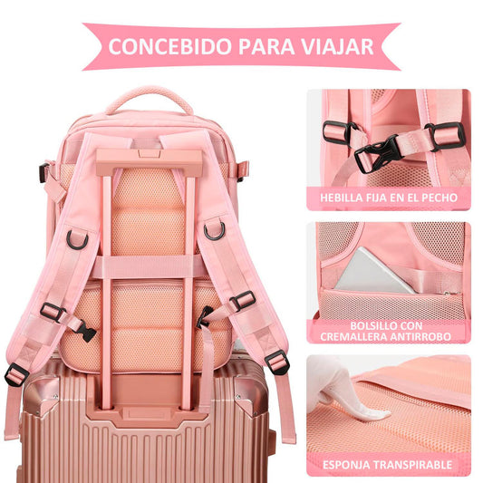 Mochila De Viaje Multifuncional Impermeable Usb Tik Tok