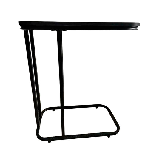 Mesa lateral auxiliar rectangular diseño marmol Chic Home