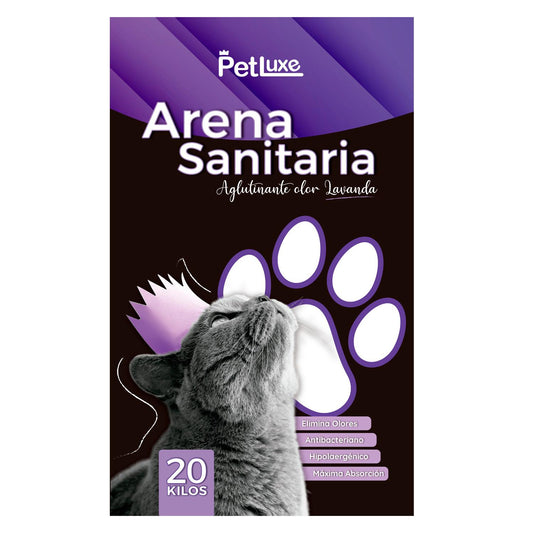Arena Sanitaria Aglutinante PetLuxe Aromas 20kg
