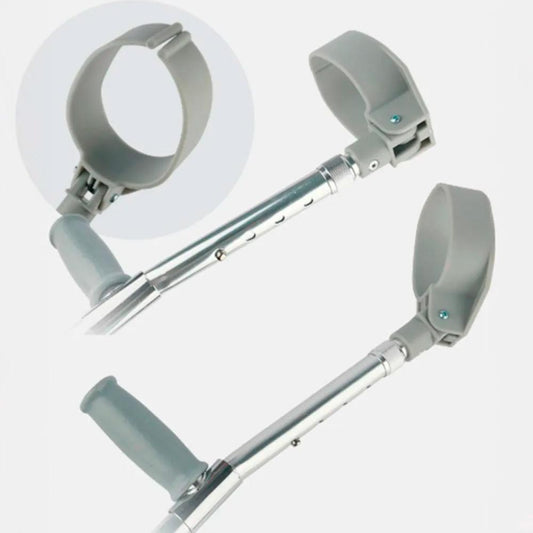 Pack 2 Bastones Canadiense Codera Móvil Ajustable Extensible Aluminio
