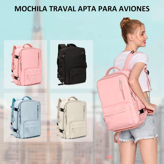 Mochila De Viaje Multifuncional Impermeable Usb Tik Tok