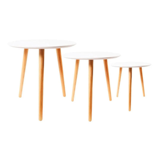 Juego de mesas de centro 50+40+32 cm Chic Home