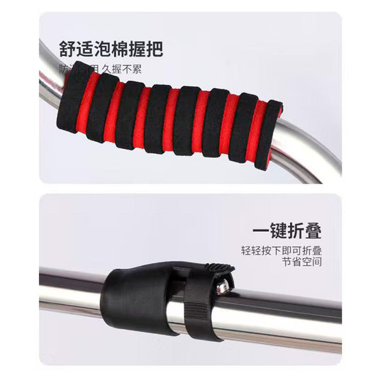 Andador articulado y Plegable para adulto mayor