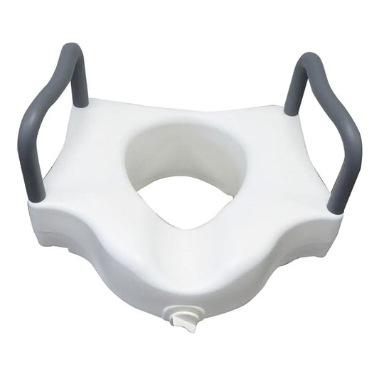 Alza Baño Wc Con Apoya Brazos Color Blanco