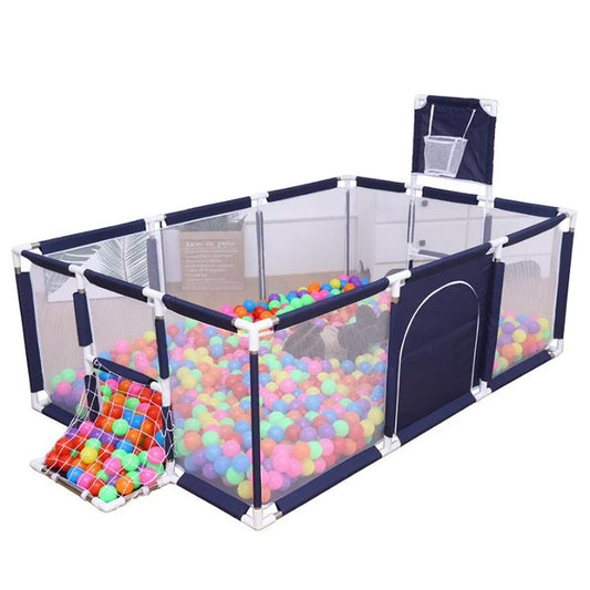 Corral Seguridad Bebes Con Aro De Basket 180cm Colores