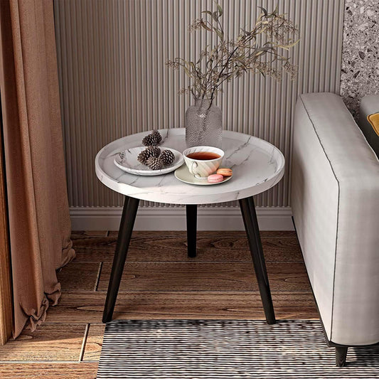Juego de mesa de centro ovalada 80+50cm Chic Home