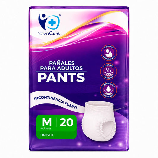 Pañales Adulto Pants Alta Absorción 20 Un Novacure