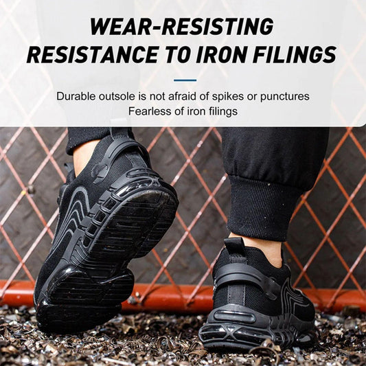 Hombre Mujer Zapatos Trabajo Tenis De Seguridad Industrial