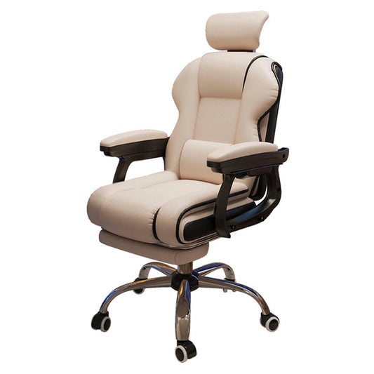 Silla gerencial apoyo lumbar y pies reclinable ChicHome