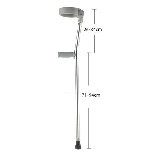 Bastón Canadiense Codera Móvil Ajustable Extensible Aluminio