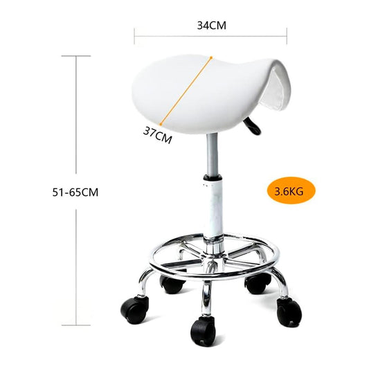 Piso Taburete Ergonómico Con Ruedas C2